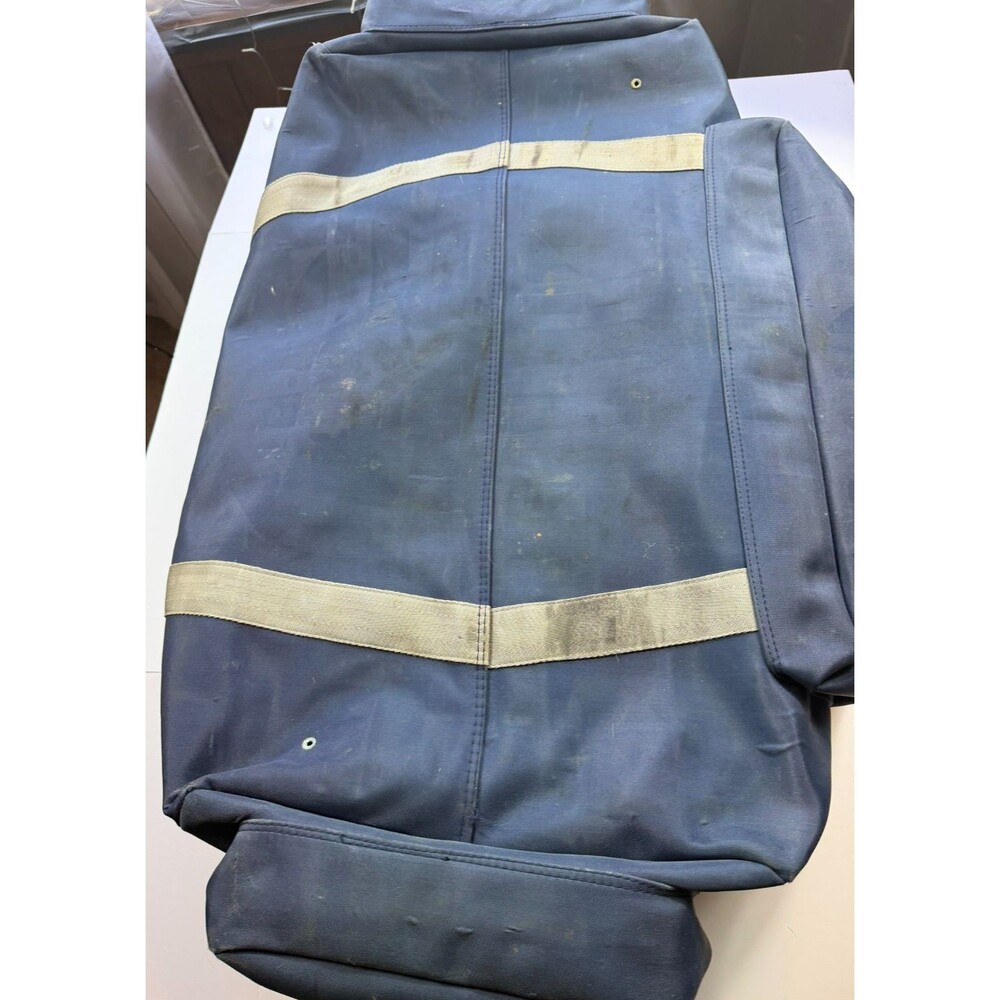 Vintage Olympic Diver Scuba Gear Bag Large Navy Blue Multi-Pocket Heavy Duty - Picture 5 of 12